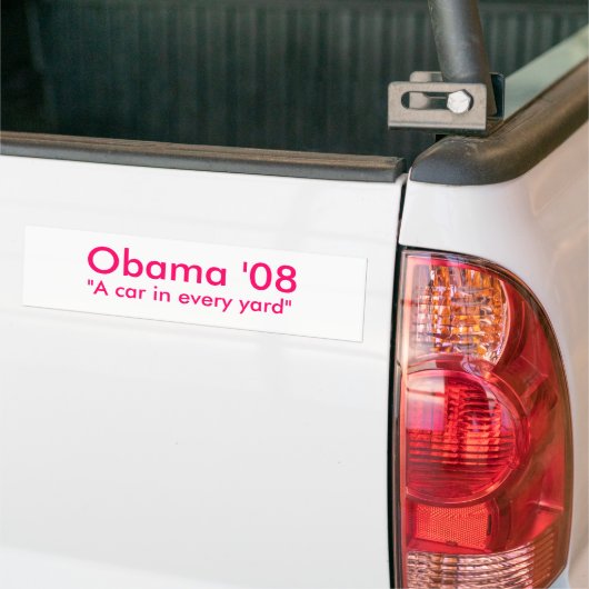 Obama '08 autoaufkleber (Auf Lkw)