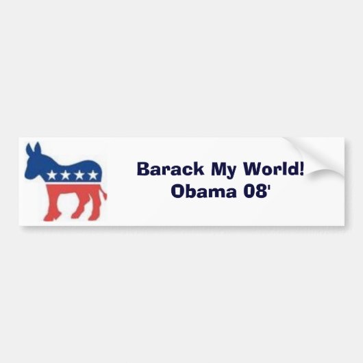 Obama 08' autoaufkleber (Vorne)