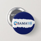Obama '08 button (Vorne & Hinten)