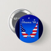 Obama '08 button (Vorne & Hinten)