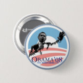 Obama '08 button (Vorne & Hinten)