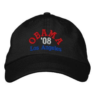 Obama '08 Los Angeles Hat Bestickte Baseballkappe