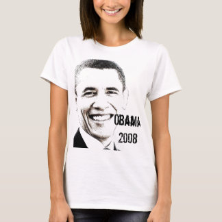 Obama '08 mit Website T-Shirt
