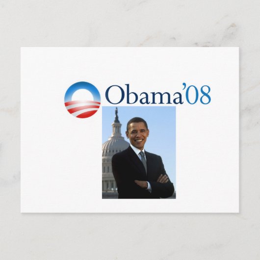 Obama '08 Postkarte (Vorderseite)