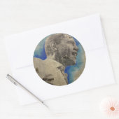 Obama '08 runder aufkleber (Umschlag)