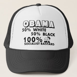 Obama: 100% sozialistischer bastard! truckerkappe