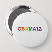 OBAMA 12 RAINBOW -.png Button (Vorne & Hinten)