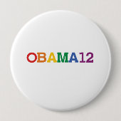 OBAMA 12 RAINBOW -.png Button (Vorderseite)