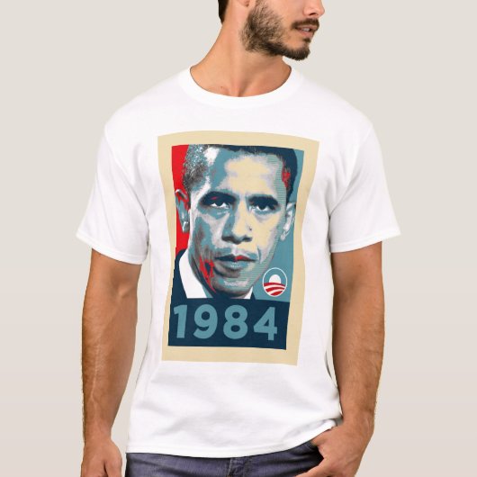Obama 1984 T-Shirt (Vorderseite)