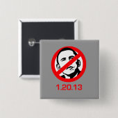 Obama - 1.20.13 button (Vorne & Hinten)