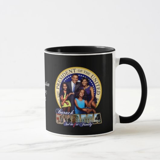 OBAMA-1ST Familie-Tasse Tasse (Rechts)