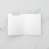 OBAMA-1ST FAMILIENGrußkarte Karte (Innenseite)