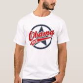 Obama 2008 Baseball-T - Shirt (Vorderseite)