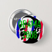 Obama 2008 button (Vorne & Hinten)