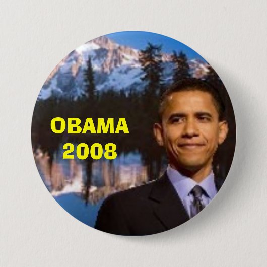 OBAMA 2008 BUTTON (Vorderseite)