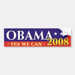 Obama 2008 - Ja können wir! Autoaufkleber