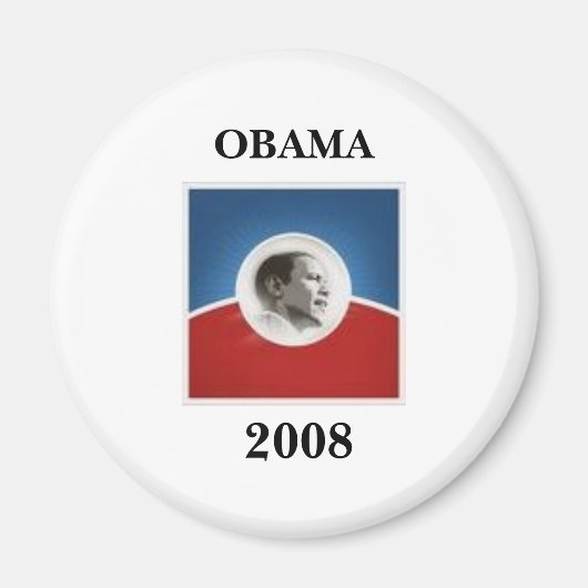 OBAMA, 2008 MAGNET (Vorne)