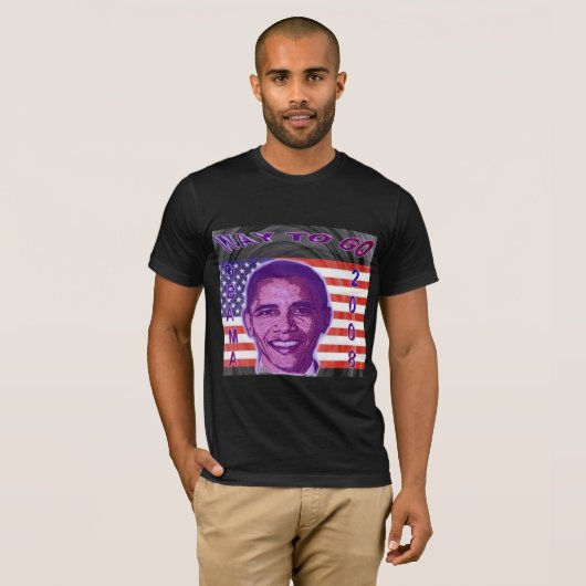 OBAMA 2008 T - Shirt (Vorne ganz)