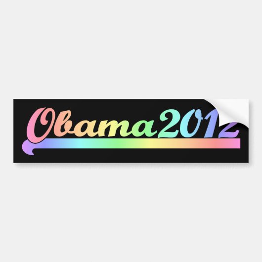 Obama 2012 autoaufkleber (Vorne)