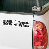 OBAMA 2012 Autoaufkleber (Auf Lkw)
