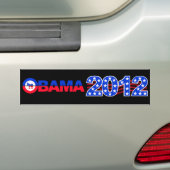 OBAMA 2012 Autoaufkleber (Auf Auto)