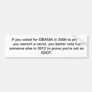 Obama 2012 autoaufkleber