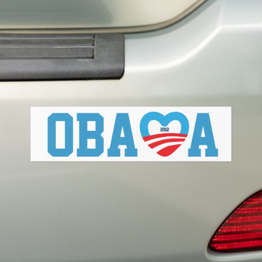 Obama 2012 autoaufkleber (Auf Auto)