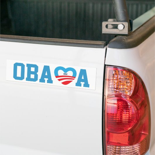 Obama 2012 autoaufkleber (Auf Lkw)