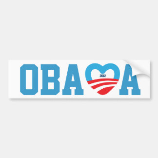 Obama 2012 autoaufkleber