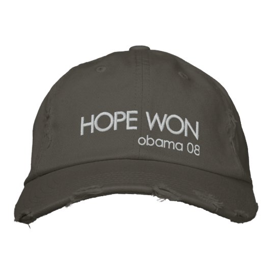 Obama 2012 bestickte baseballkappe (Vorderseite)