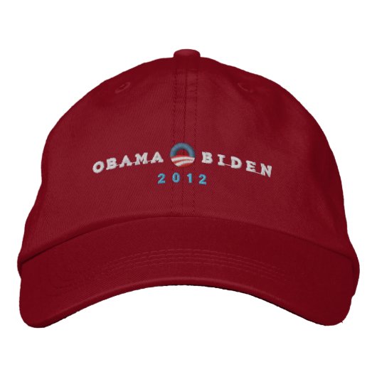 Obama 2012 bestickter Hut (Vorderseite)