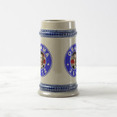 Obama 2012 - Blau Bierglas (Mittel)