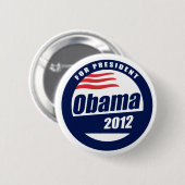 Obama 2012 button (Vorne & Hinten)