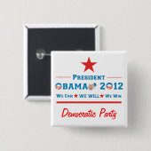 Obama 2012 button (Vorne & Hinten)