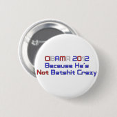 OBAMA 2012 BUTTON (Vorne & Hinten)