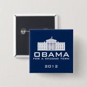 Obama 2012 button (Vorne & Hinten)