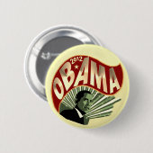 Obama 2012 button (Vorne & Hinten)