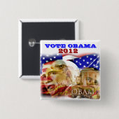 Obama 2012_Button Button (Vorne & Hinten)