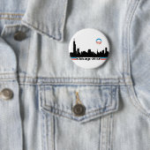 Obama 2012 - Chicago-Skyline Button (Beispiel)