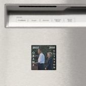 Obama 2012 & Clinton 2016 Magnet (In Situ (Geschirrspüler))