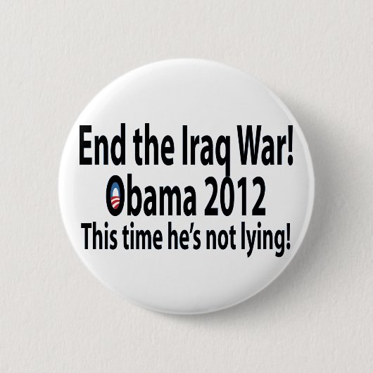 Obama 2012 dieses mal liegt er nicht! button (Vorderseite)