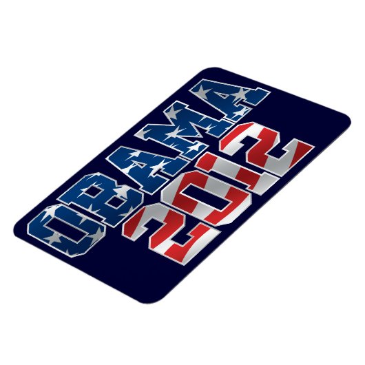 Obama 2012 Flexi Magnet (Linke Seite)