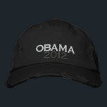 OBAMA 2012 gestörte Chino Twill Cap Bestickte Baseballkappe<br><div class="desc">OBAMA 2012 gestörte Chino Twill Cap</div>