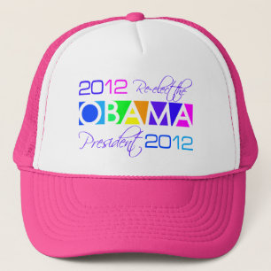OBAMA 2012 hat - Farbe wählen Truckerkappe