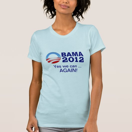 Obama 2012 - Ja können wir… wieder! T-Shirt (Vorderseite)