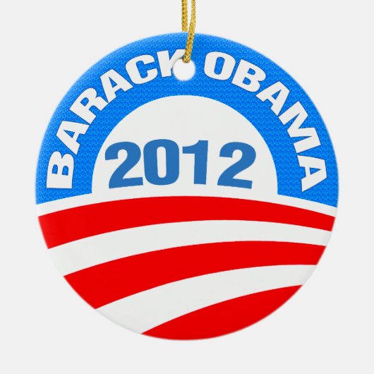 Obama 2012 keramikornament (Vorne)