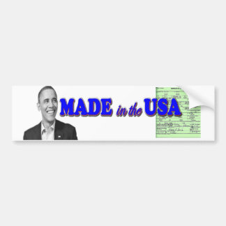 Obama 2012 machte in USA Autoaufkleber