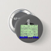 Obama 2012 machte in USA Button (Vorne & Hinten)