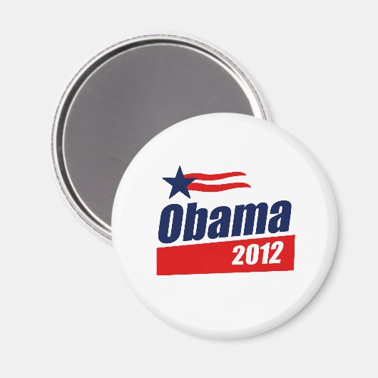 Obama 2012 magnet (Vorderseite/Rückseite)