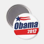 Obama 2012 magnet (Vorderseite/Rückseite)